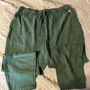 Magellan Outdoors Forest Green Drawstring Utility Pants